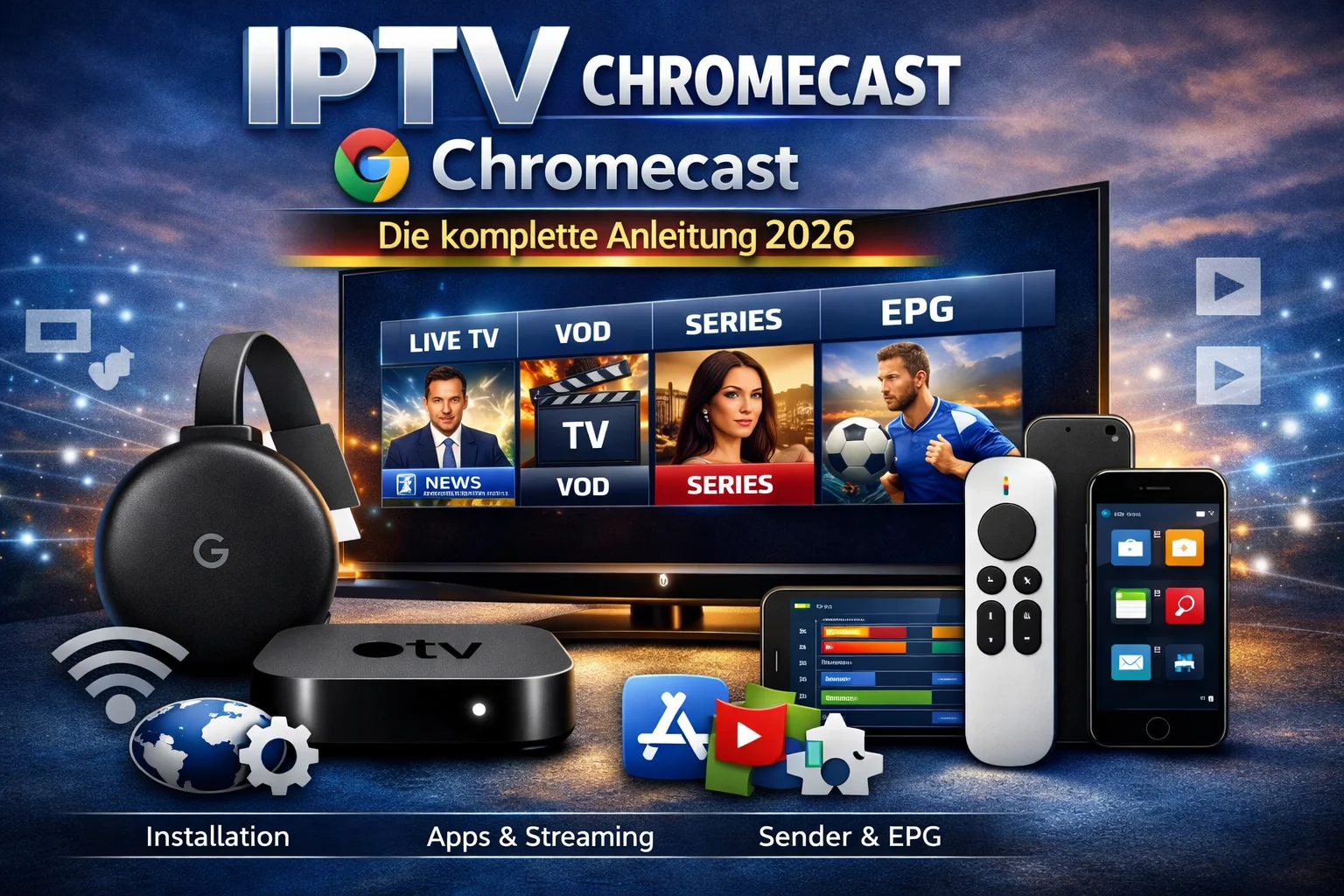IPTV Chromecast 